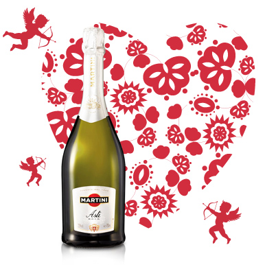 Kenwood Украина поздравляет всех с днём Святого Валентина и дарит шампанское Asti Martini